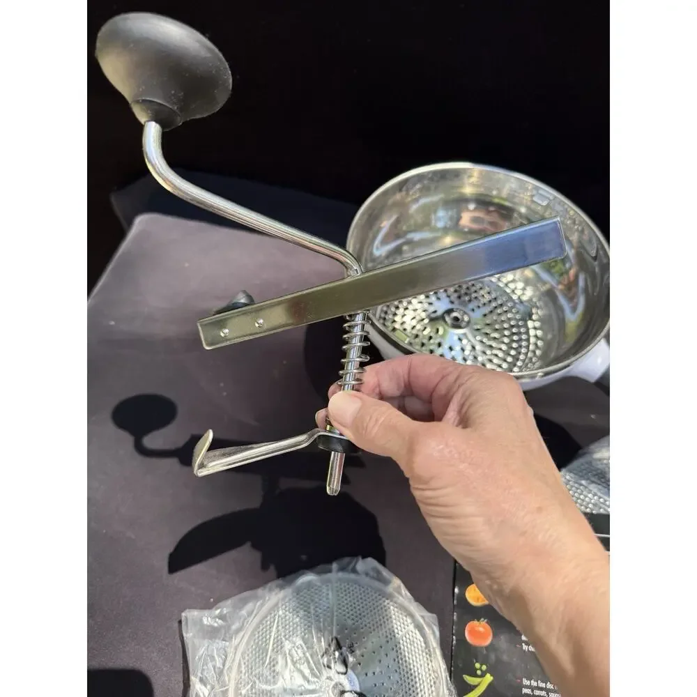 Brand New OXO Good Grips Food Mill 2 Disks Williams Sonoma